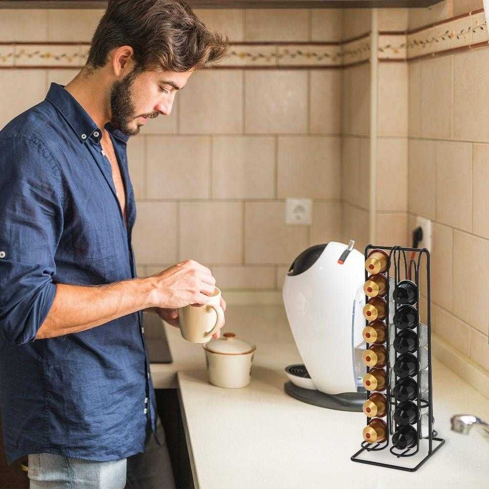 Stojak organizer na kapsułki Nespresso do kawy 32szt. pojemnik