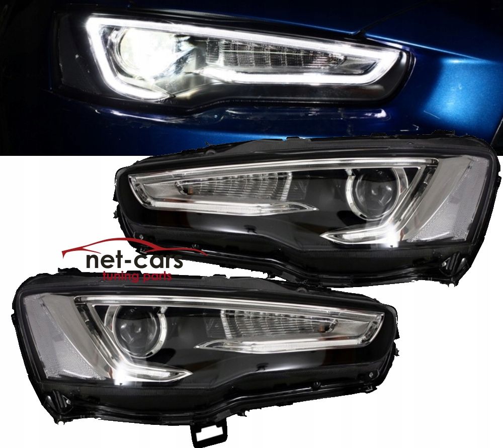 Reflektory lampy przednie przód MITSUBISHI LANCER 8 EVO -17 LED