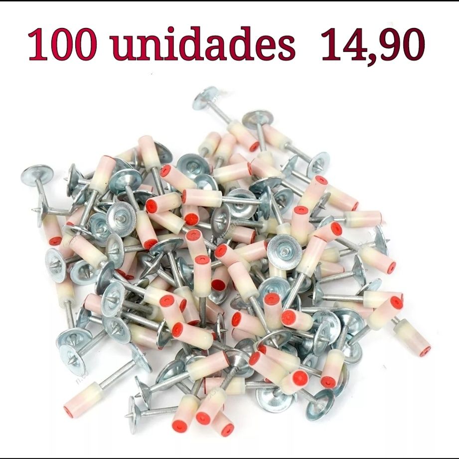 kit Pistola de pregos + 50 pregos fulminantes