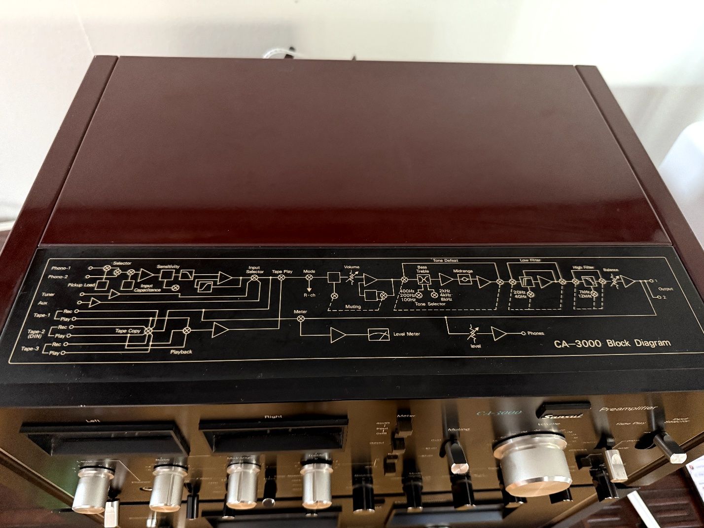 Sansui CA-3000 + BA-3000 od1 właściciela+papiery komplet JAPAN rarytas
