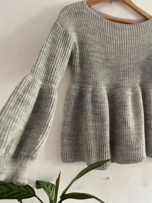 Camisola de Malha Made in Italy Cinzento