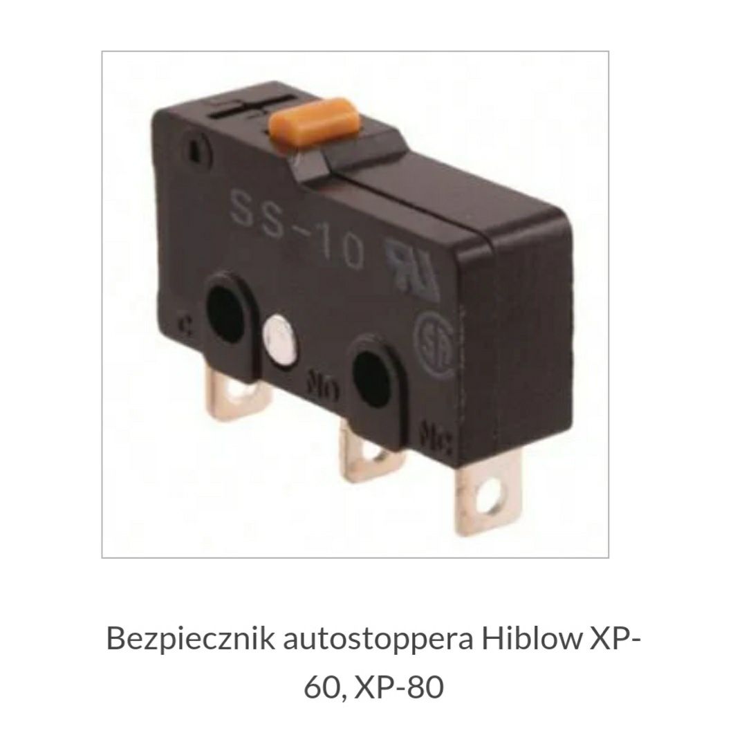 hiblow xp 40 60 80 hp 60 80   bezpiecznik przełącznik autostoppera