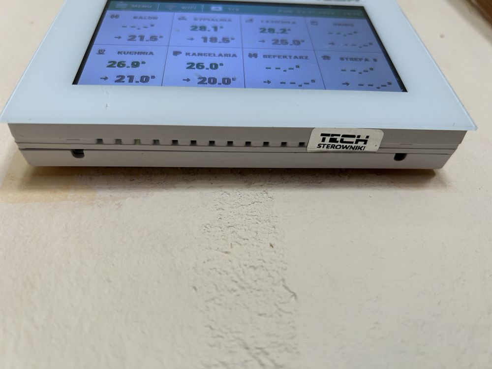 PANEL KONTROLNY sterownik regulator TECH ST-16S wifi biały