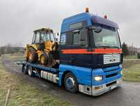Transport maszyn do 14ton Laweta Pomoc drogowa 24h Uslugi transportowe