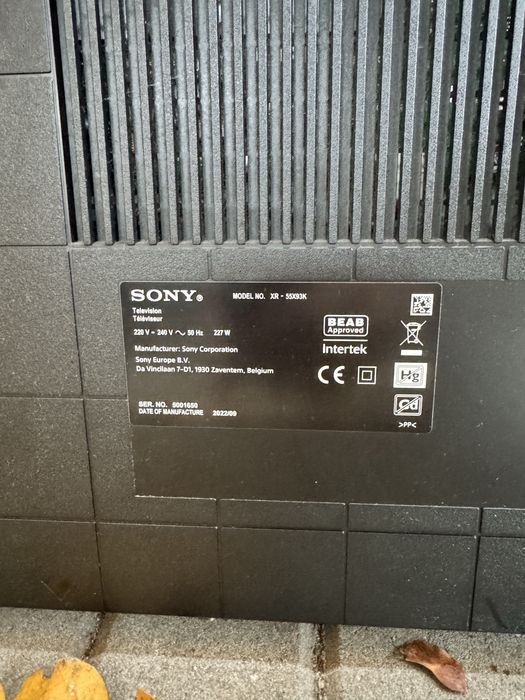 Uszkdozny telewizor Sony 55 cali