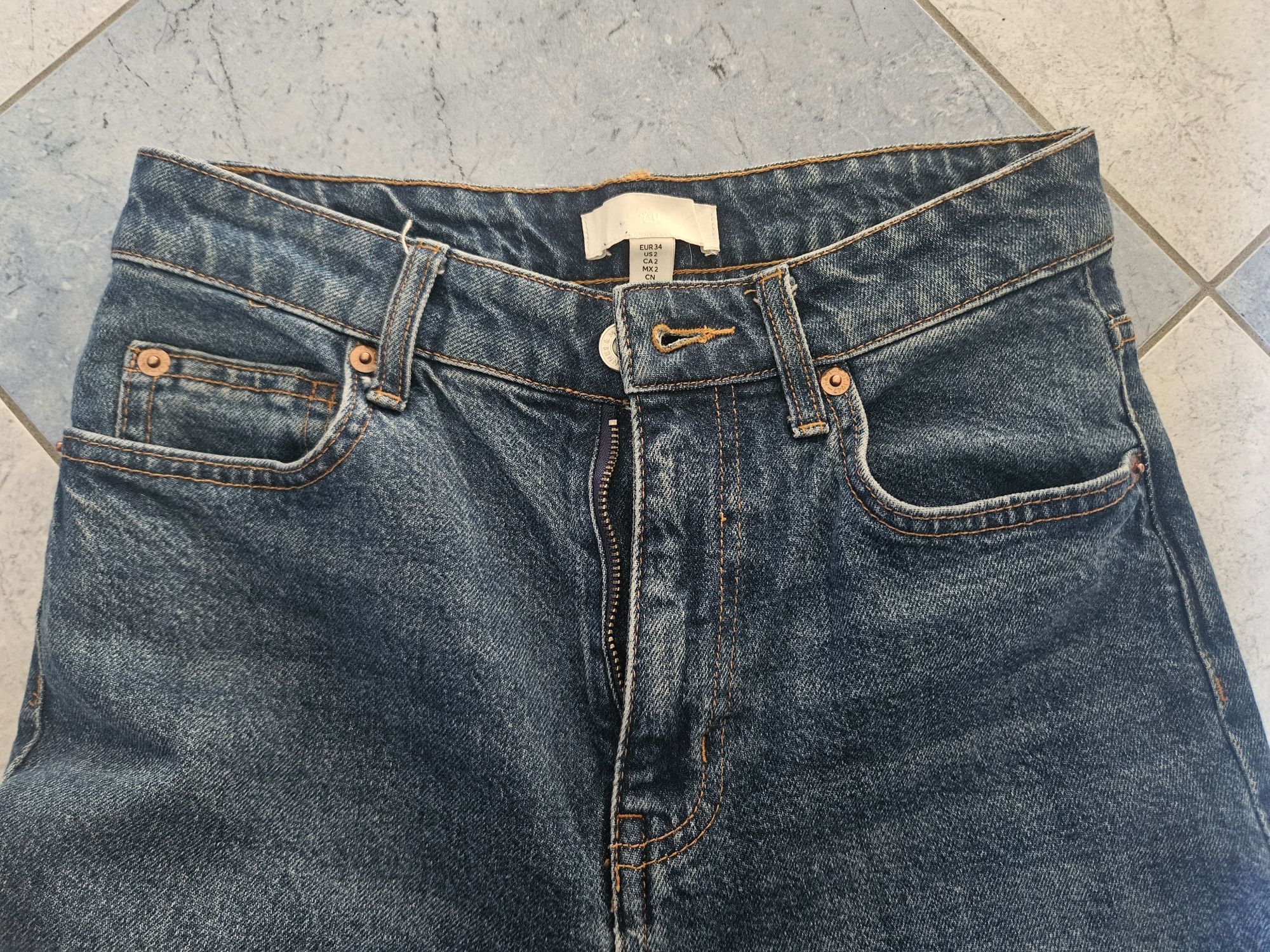 Spodnie jeansy dla dziewczyny sprzedam H&M r 34