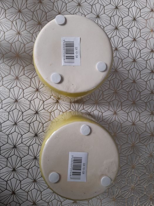 Doniczki ceramiczne 2 szt / Osłonki / Kubeczki / Flakonik