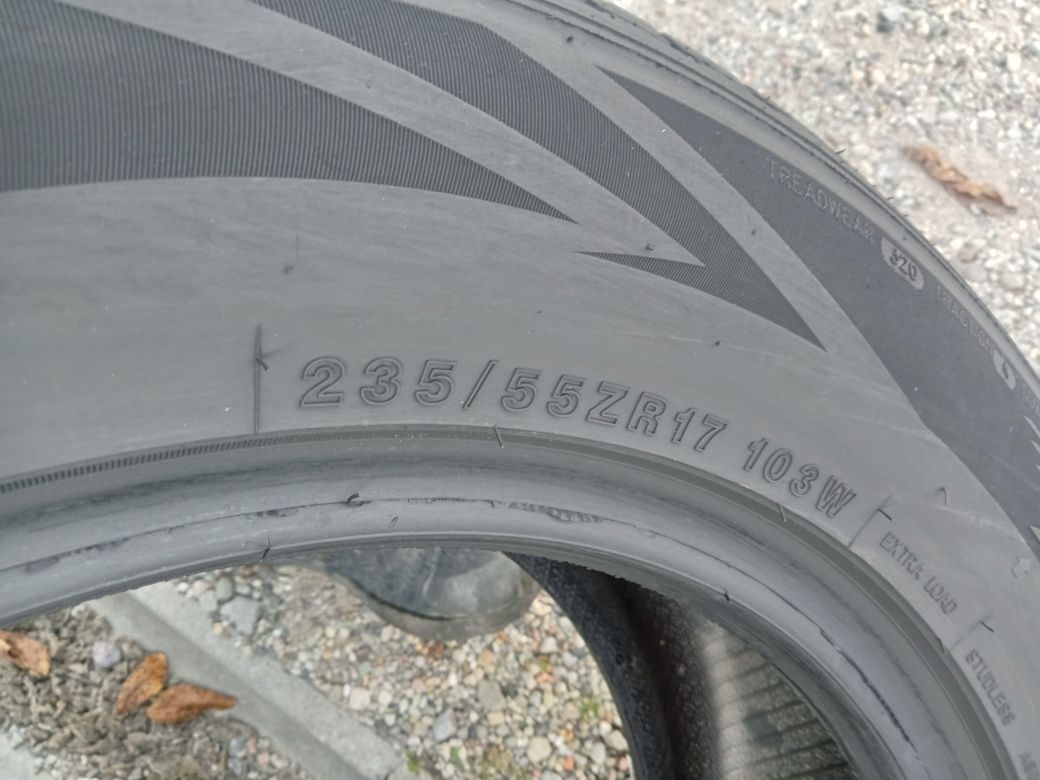 2x Opony Używane Całoroczne 235/55R17 Tracmax