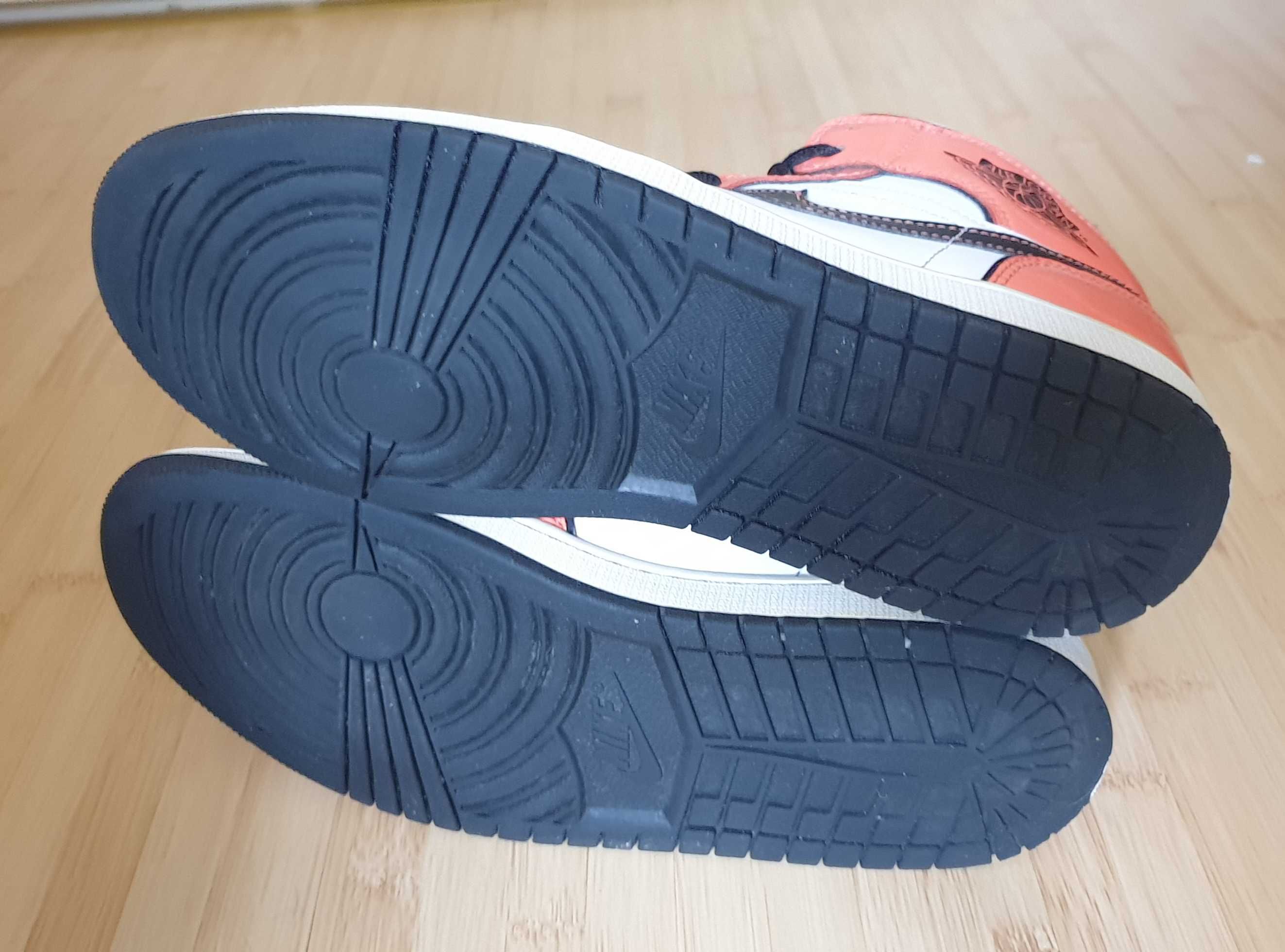 Oryginalne męskie buty Nike Air Jordan 1 Mid SE Turf Orange rozm.42