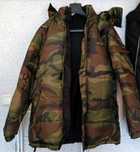 Nowa Gruba Ciepła Kurtka Zimowa Vintage Industries Parka Kaptur Moro