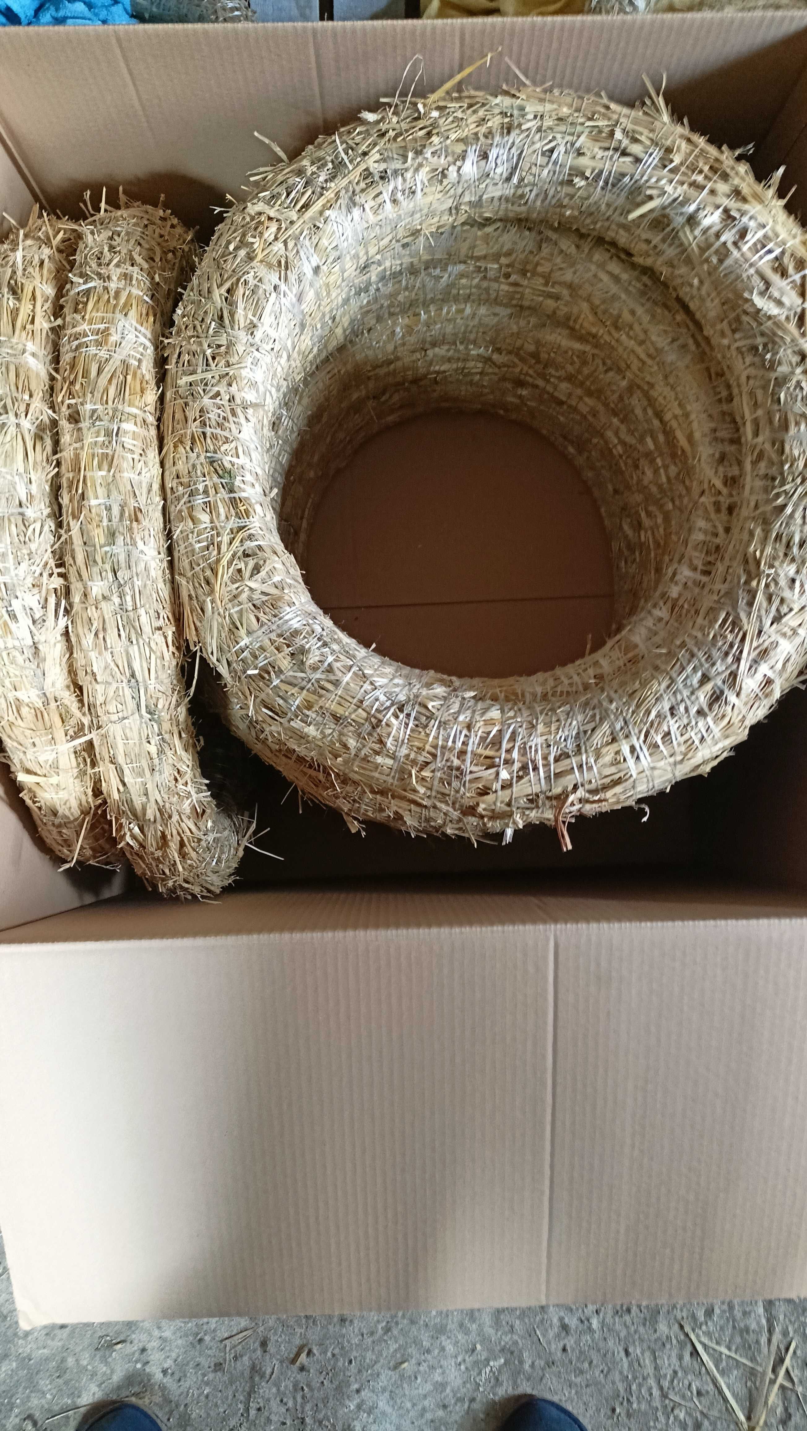Wianek że słomy 50cm
