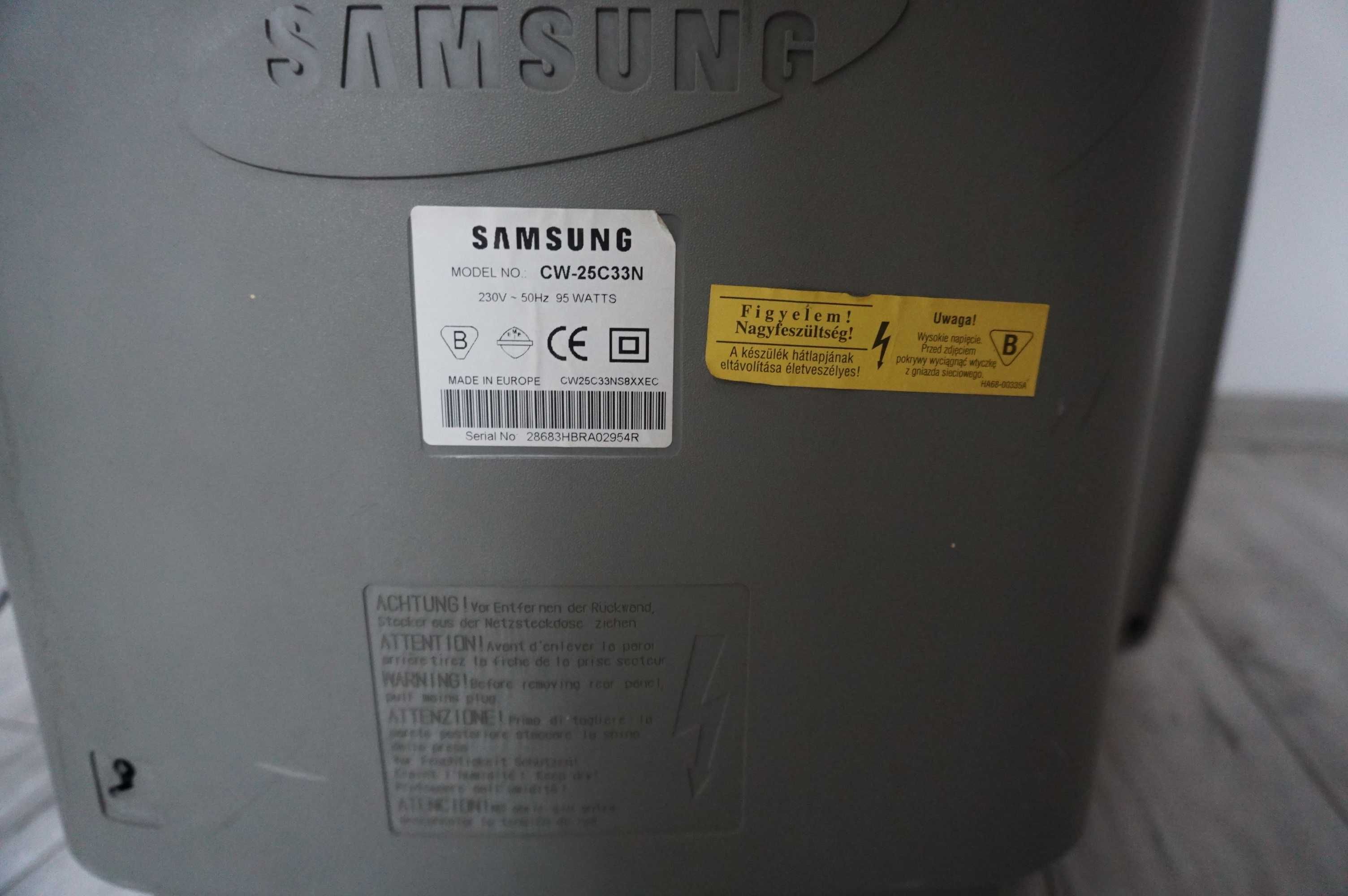 Telewizor Samsung CW-25C33N  stan BDB z pilotem