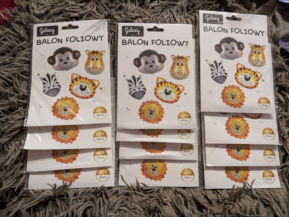 Cała góra nowych dmuchanych balonów