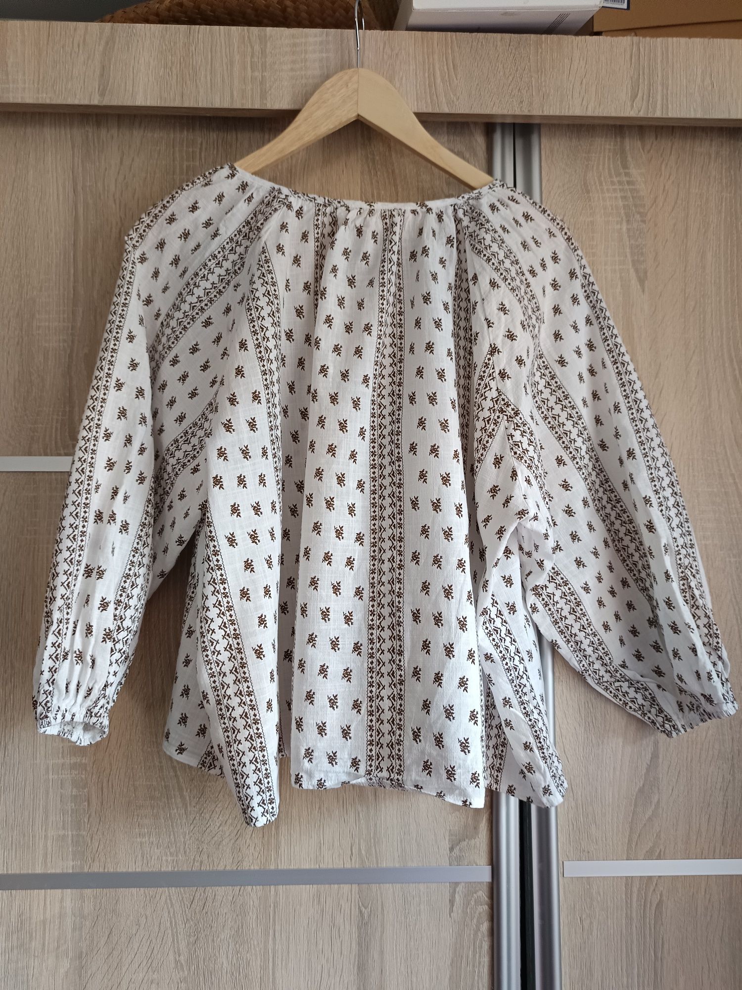 Bluzka hippie luźna na lato, L, modna marocco, stan j.nowa