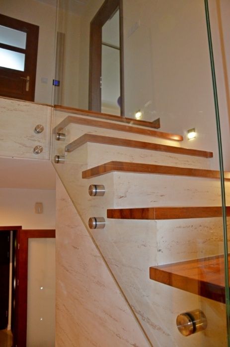 Balustrady nierdzewne szklane