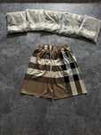 Шорти Burberry check drawcord swim shorts