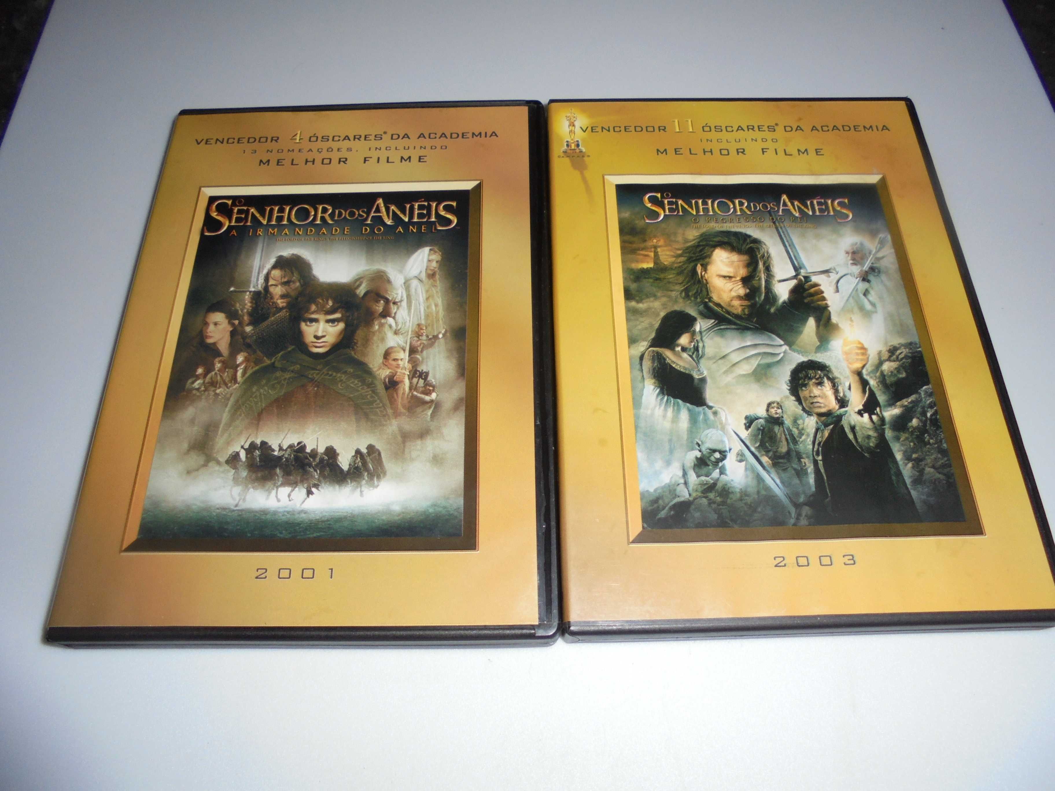 2 DVDs O Senhor dos Anéis