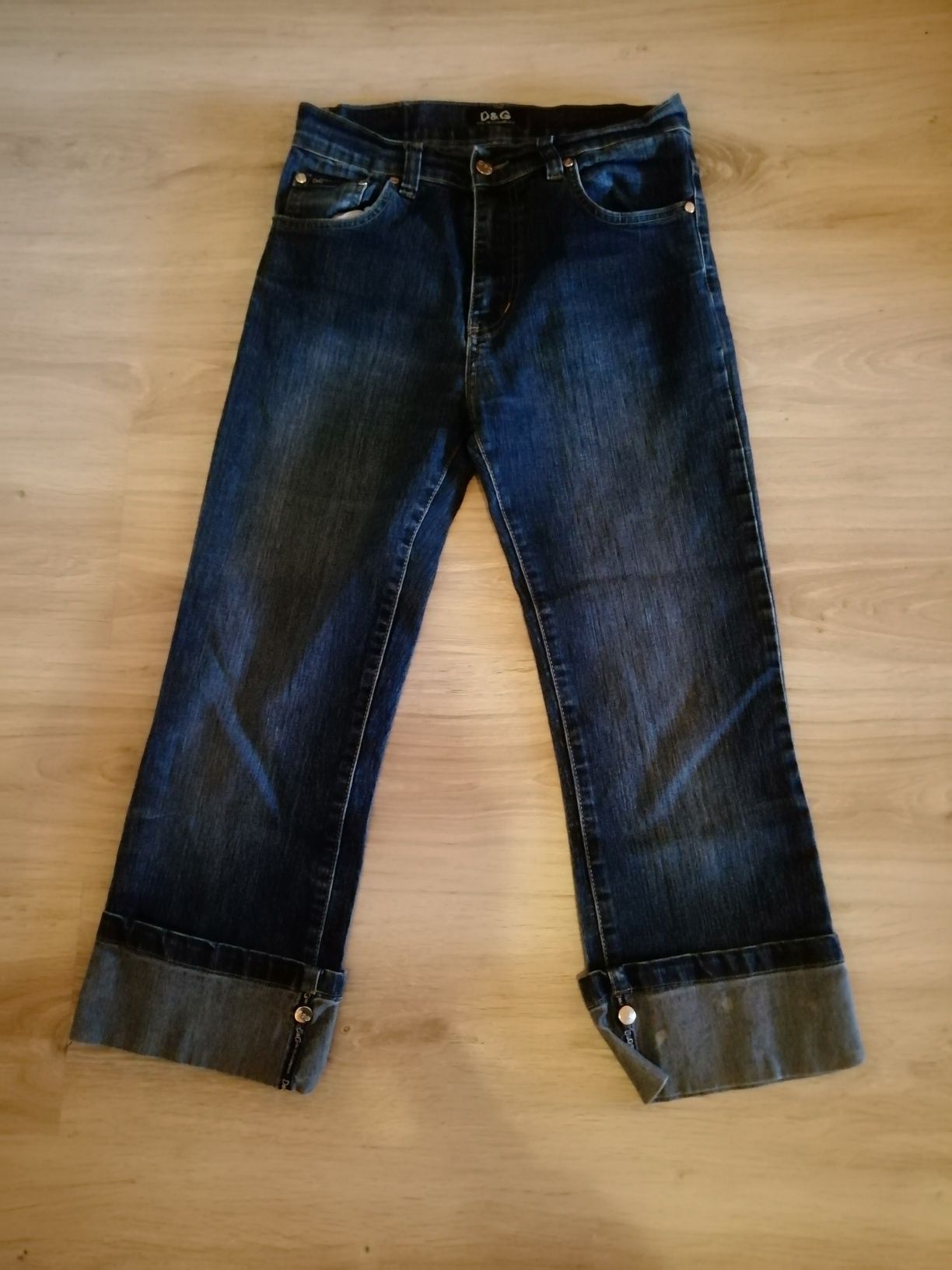 Spodnie DOLCE & GABBANA jeans D&G rybaczki damskie r. 30 S