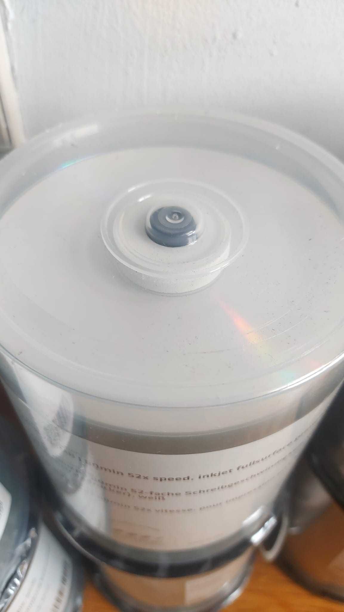 Selado CD-R Ritek Inkjet branco - imprimível - 100 unidades em cakebox