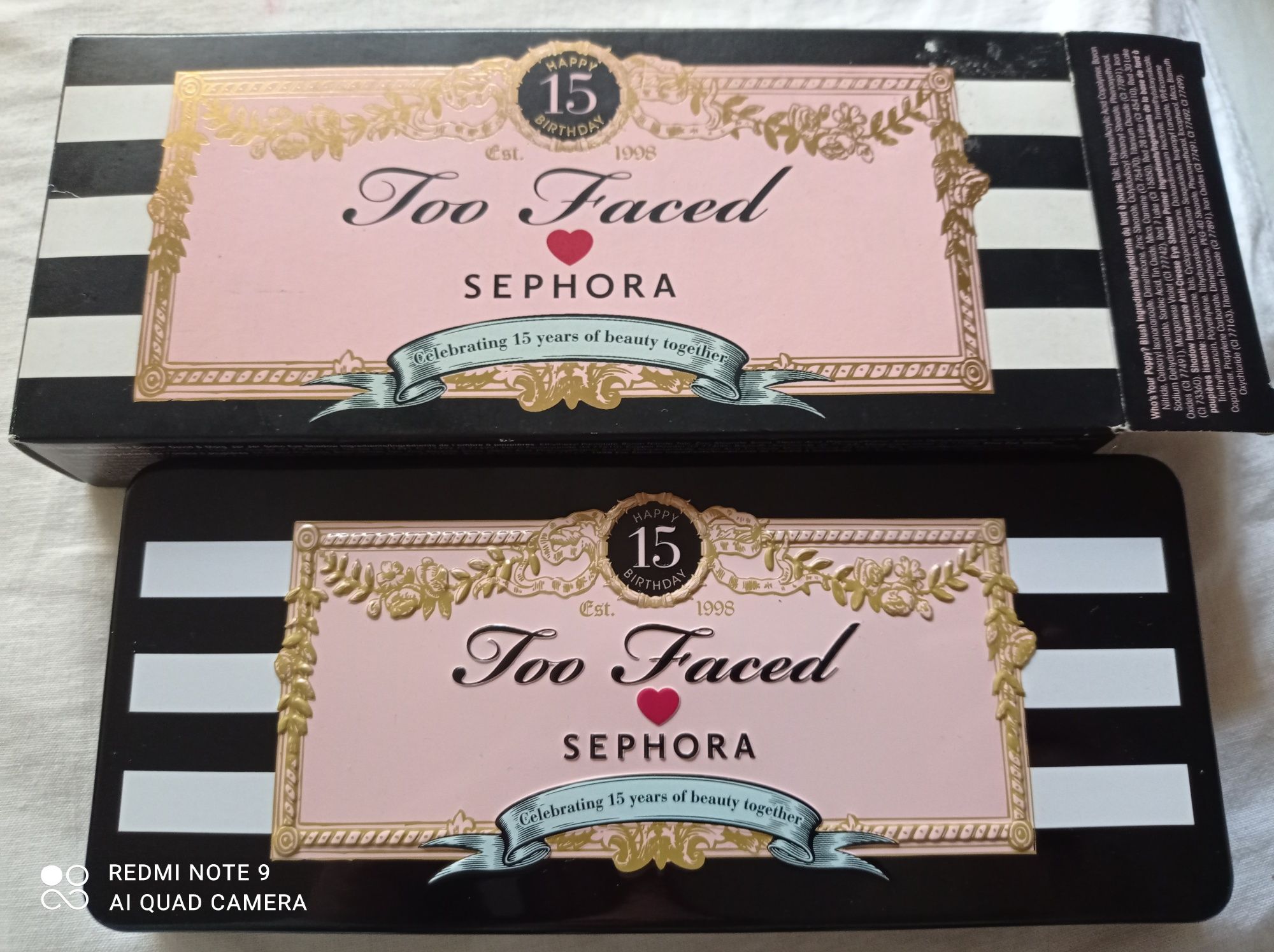 Paleta Too faced loves Sephora. Nova.