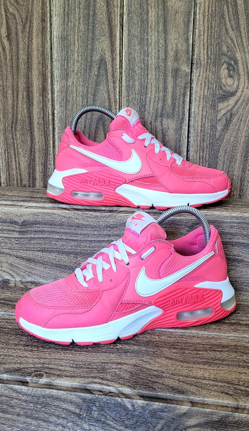 Sneakersy damskie Nike Air Max sportowe różowe lekkie skórzane 38 39