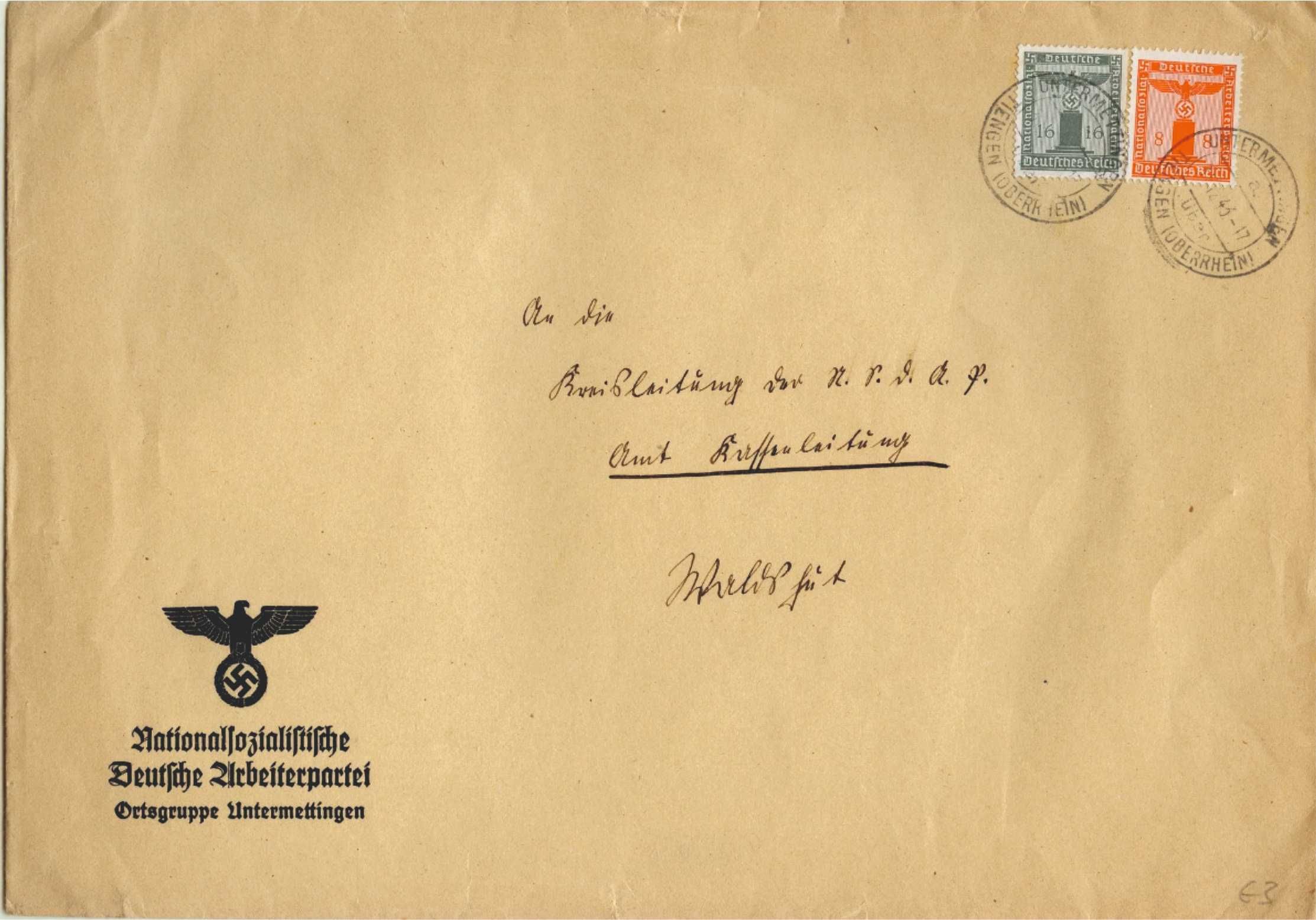 Selos do marido, Alemanha 1939/44