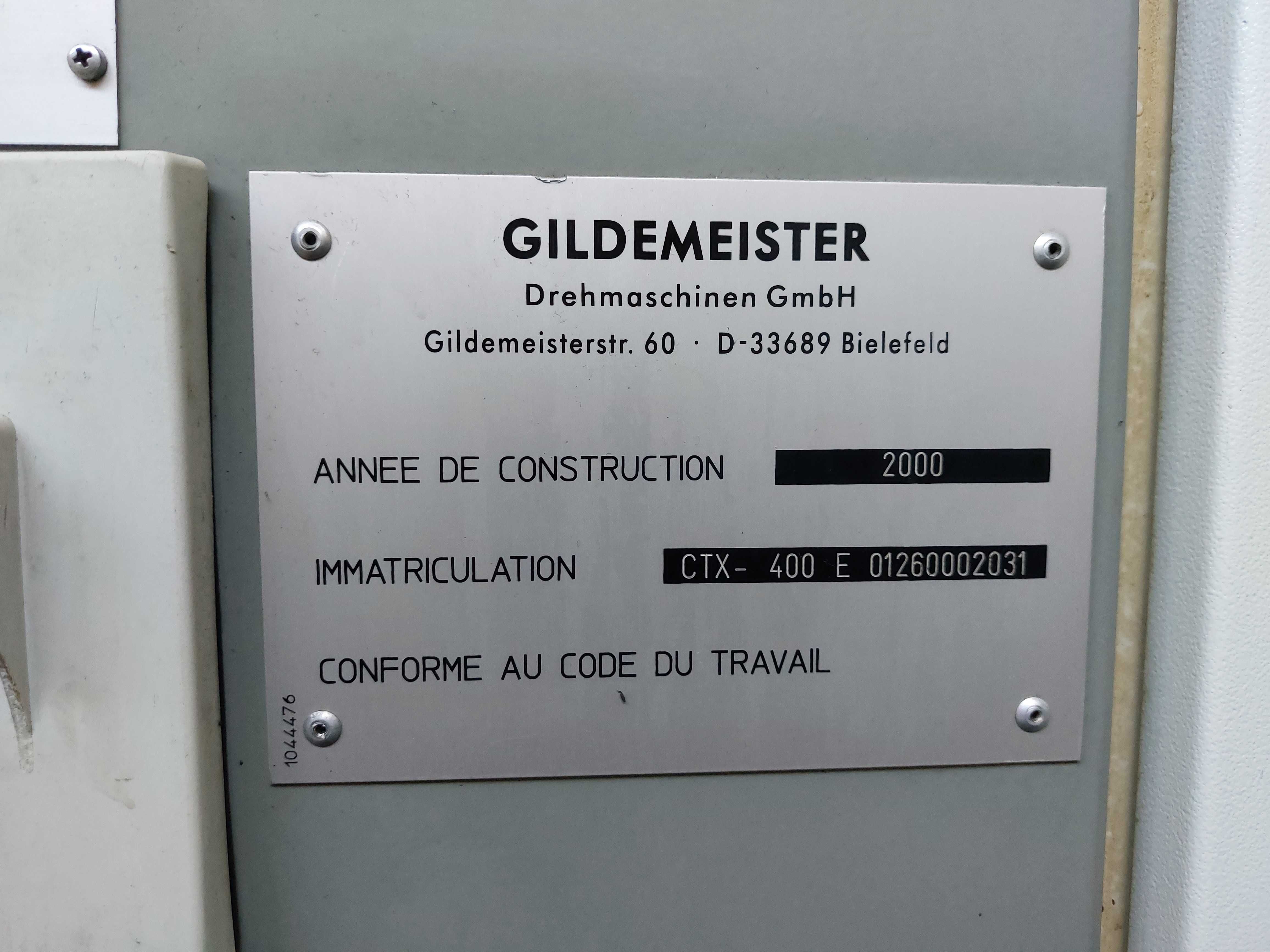 Tokarka Gildemeister ctx 400 v6, oś C, Y!