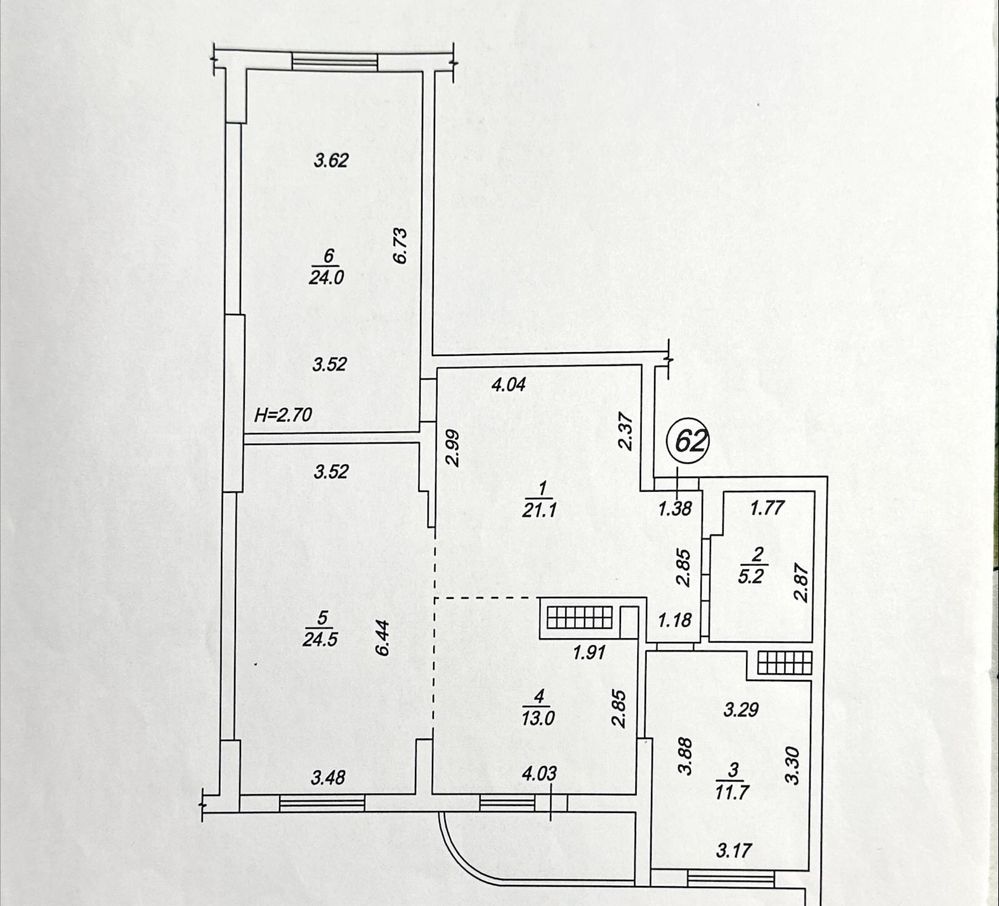 Продаж дизайнерської 3к квартири, Білогородська, 51.