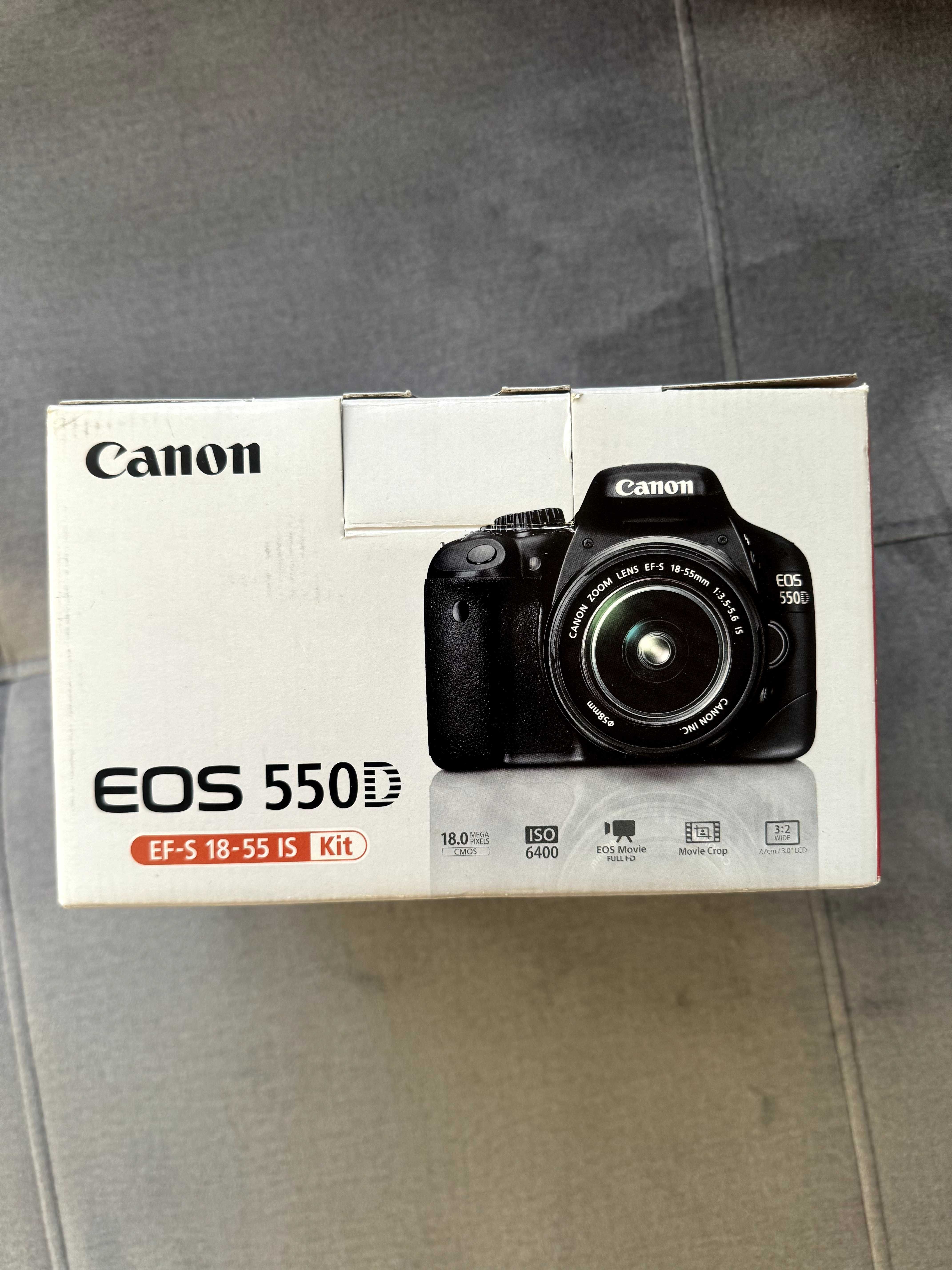 Pudełko, opakowanie, pasek dla Canon EOS 550D