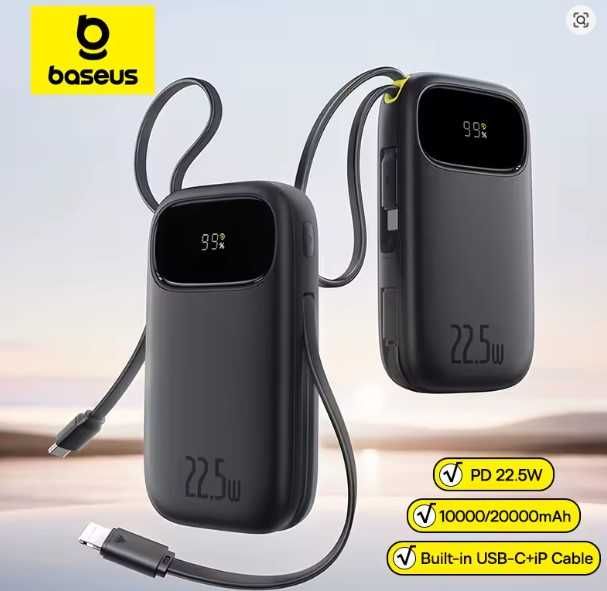 Зовнішній акумулятор (павербанк) Baseus Qpow 3 20000mAh 22.5W