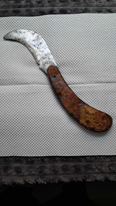 Нож садовый  санитарный советских времен.