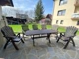 Zestaw mebli ogrodowych stół i 6 krzeseł