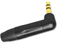 SEETRONIC MTP3RC-BG - Złącze JACK 3,5mm TRS wtyk 1/8" (czarne)