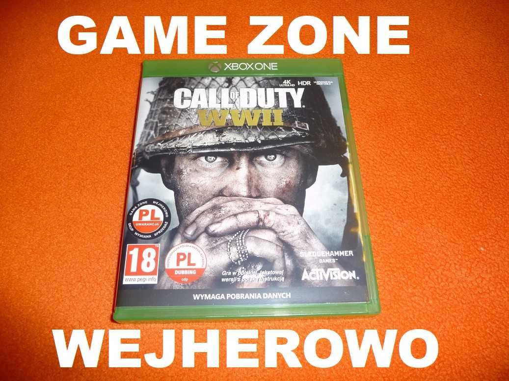 Call of Duty WW2 Xbox One + S + X + Series X = PŁYTA PL