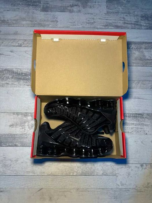 Buty Mokasyny Nike_Shox_TL _Czarny_ Metal_Hematyt_Rozmiar 39