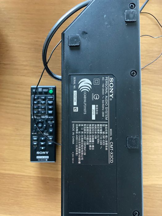 Sony CMT-X3CD cd- rádio- coluna - USB Bluetooth NFC