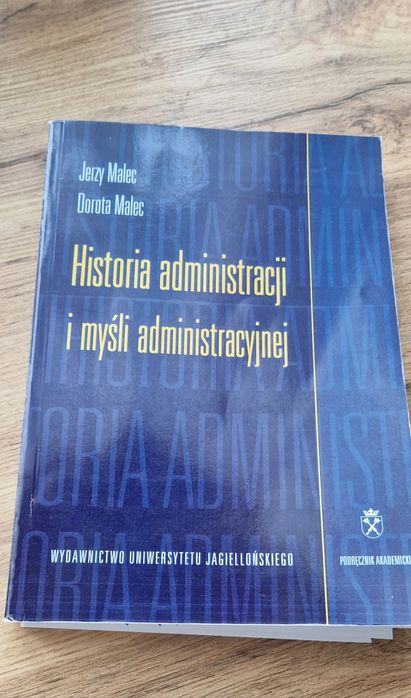 Historia administracji i myśli administracyjnej