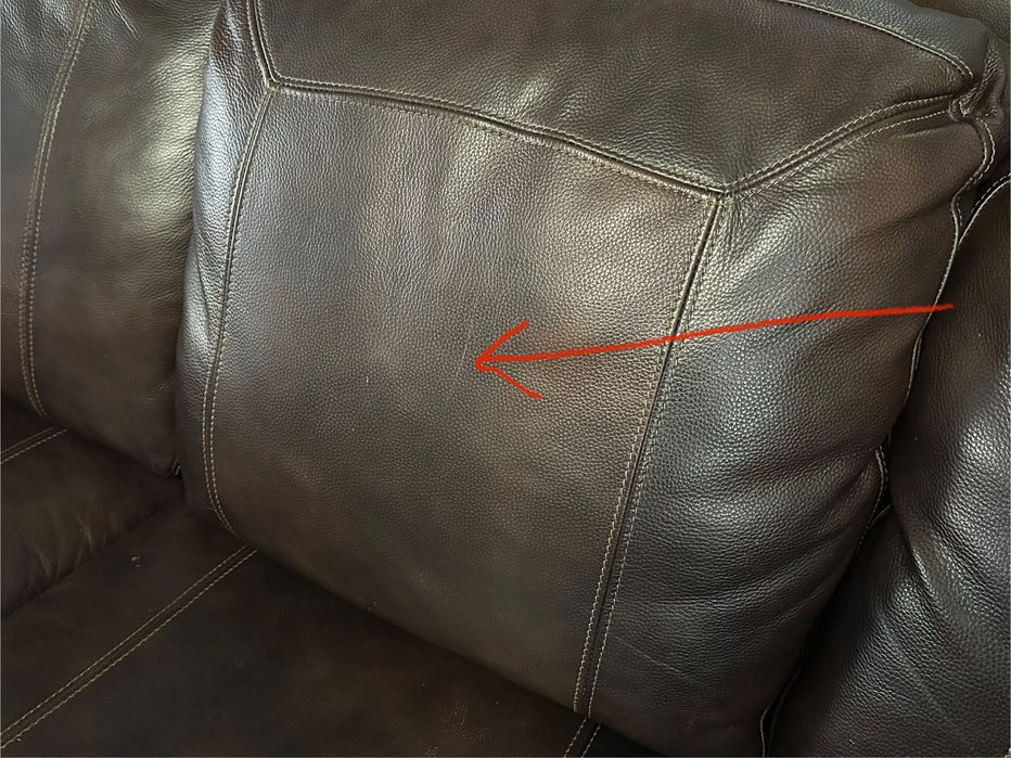 2 sofy rustykalne zestaw wypoczynkowy skóra mellwood Ashley furniture