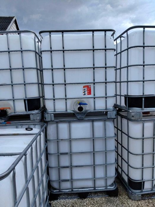 Paletopojemnik IBC mauzer mauser beczka 1000l kontener na wodę adblue