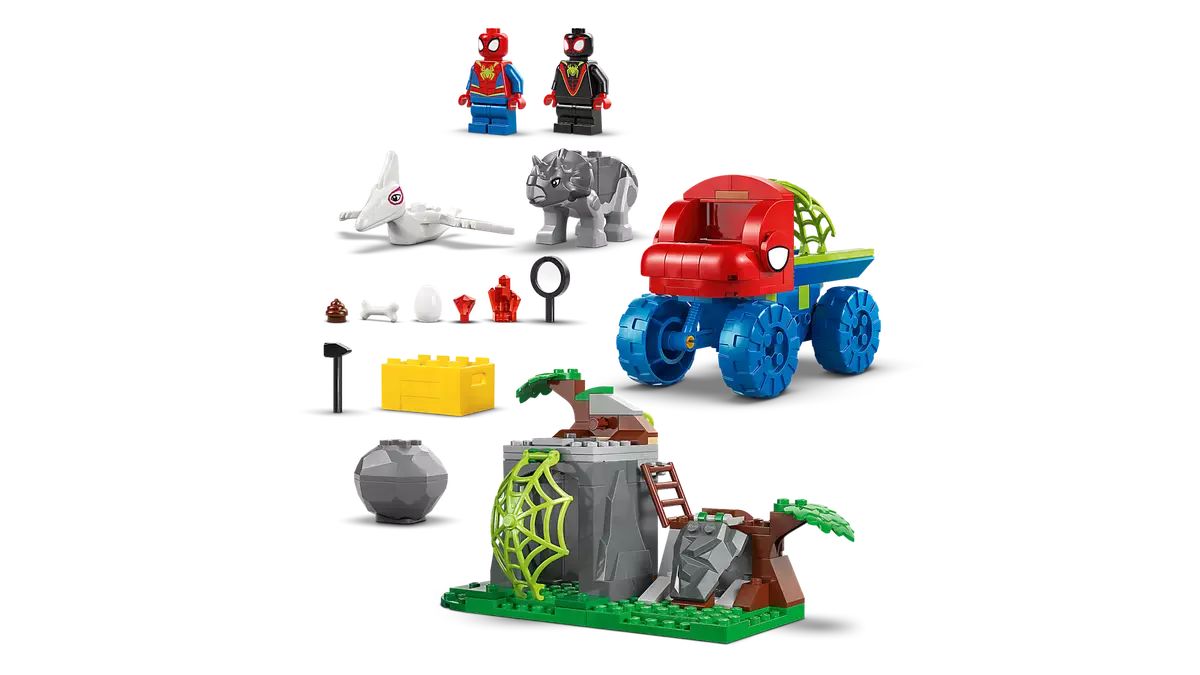 LEGO Marvel Misja ratunkowa zespołu Spidey’ego w dinoterenówce 11199