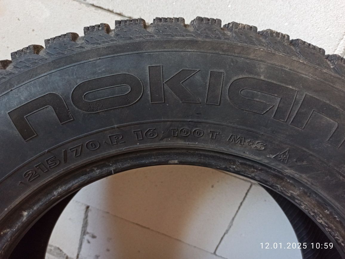 Продаю резину NOKIAN 215×70×R16 зимову