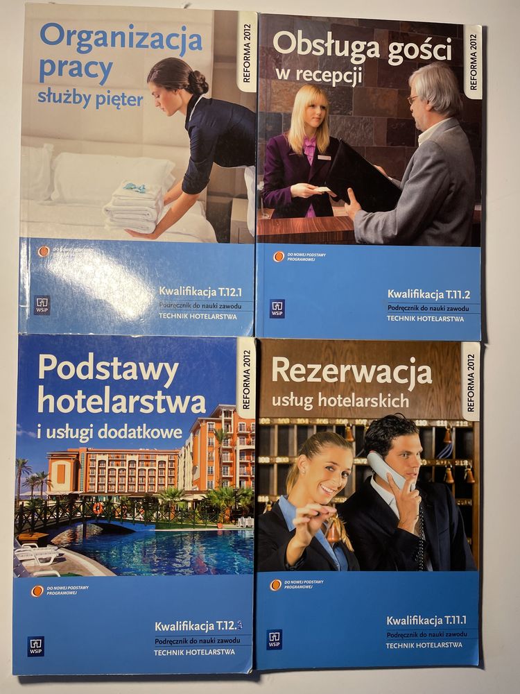 Podręczniki do nauki zawodu Hotelarstwa