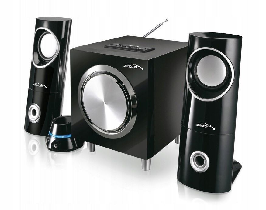 Zestaw Głośników 2.1 Audiocore 15W Bluetooth