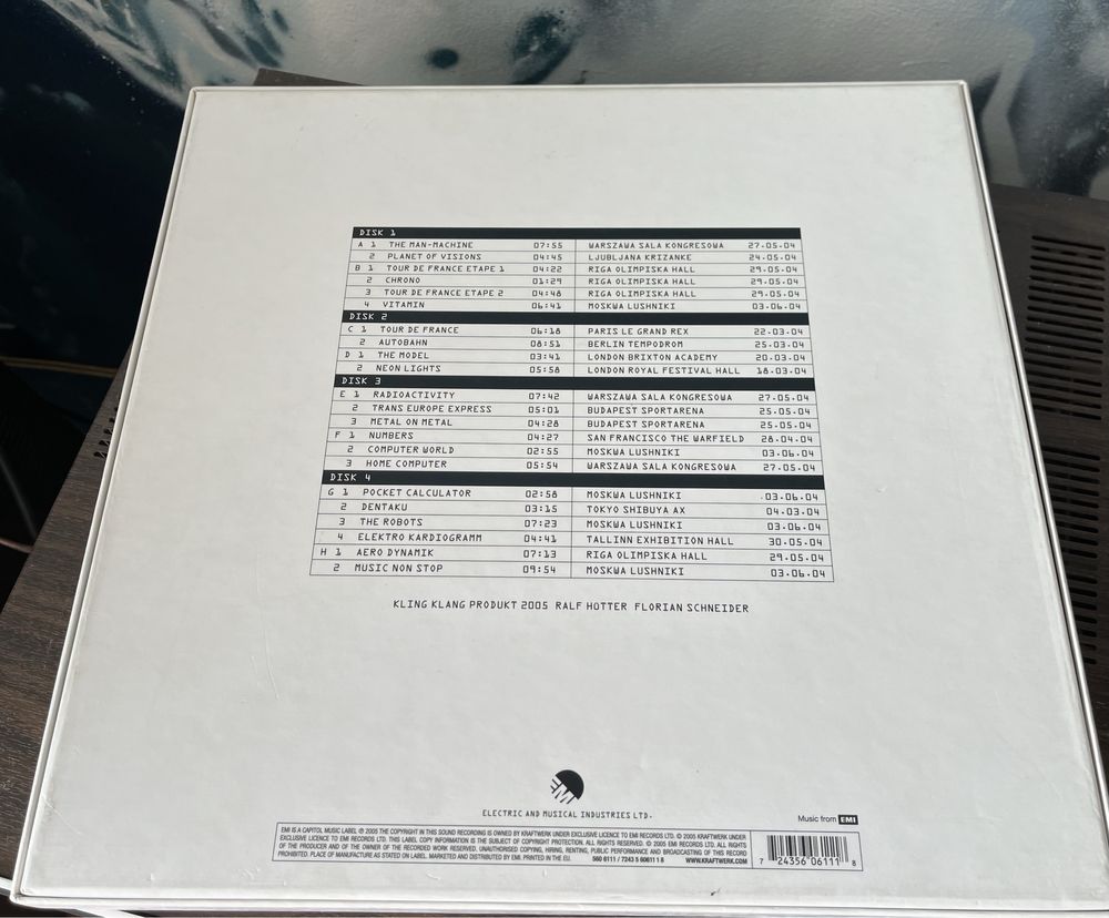 Kraftwerk - Minimum Maximum (2005, UK, Vinyl Box Set, 4 x LP, NM-)