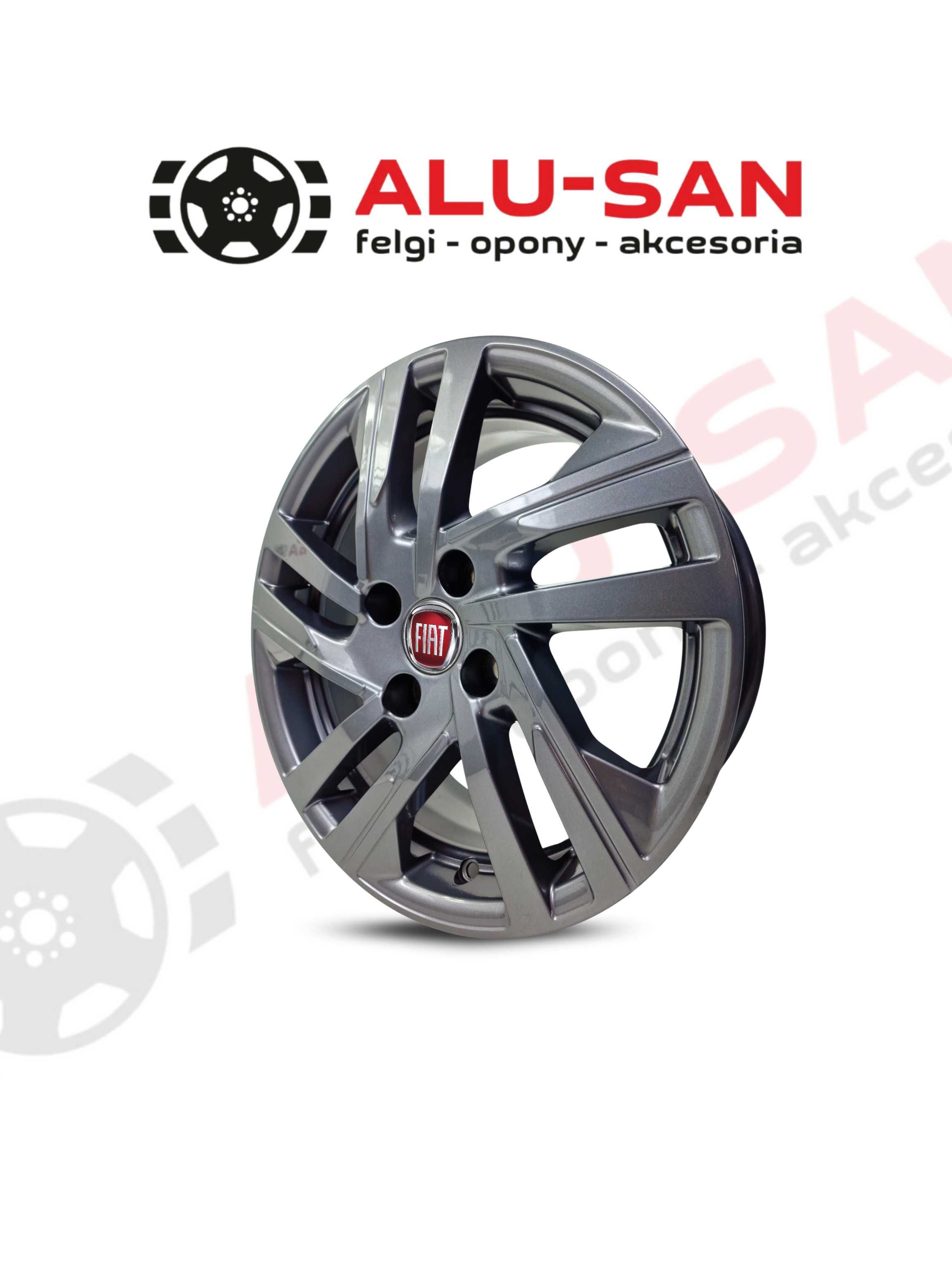 ORYGINALNE Alufelgi 16" FIAT 600  PANDA GRANDE do 2025 - Grafit Połysk