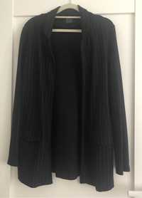 Marynarka Bershka paski oversize S czarna