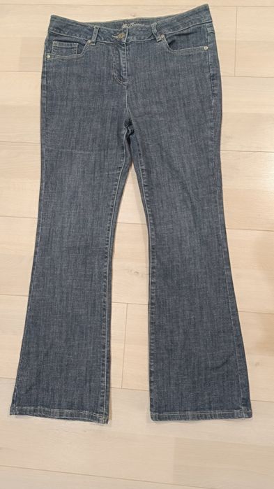 Джинсы клёш синие