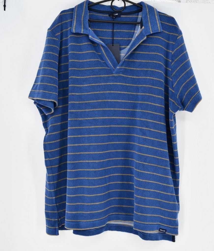 Grubsza koszulka polo z frotki Façonnable 3XL