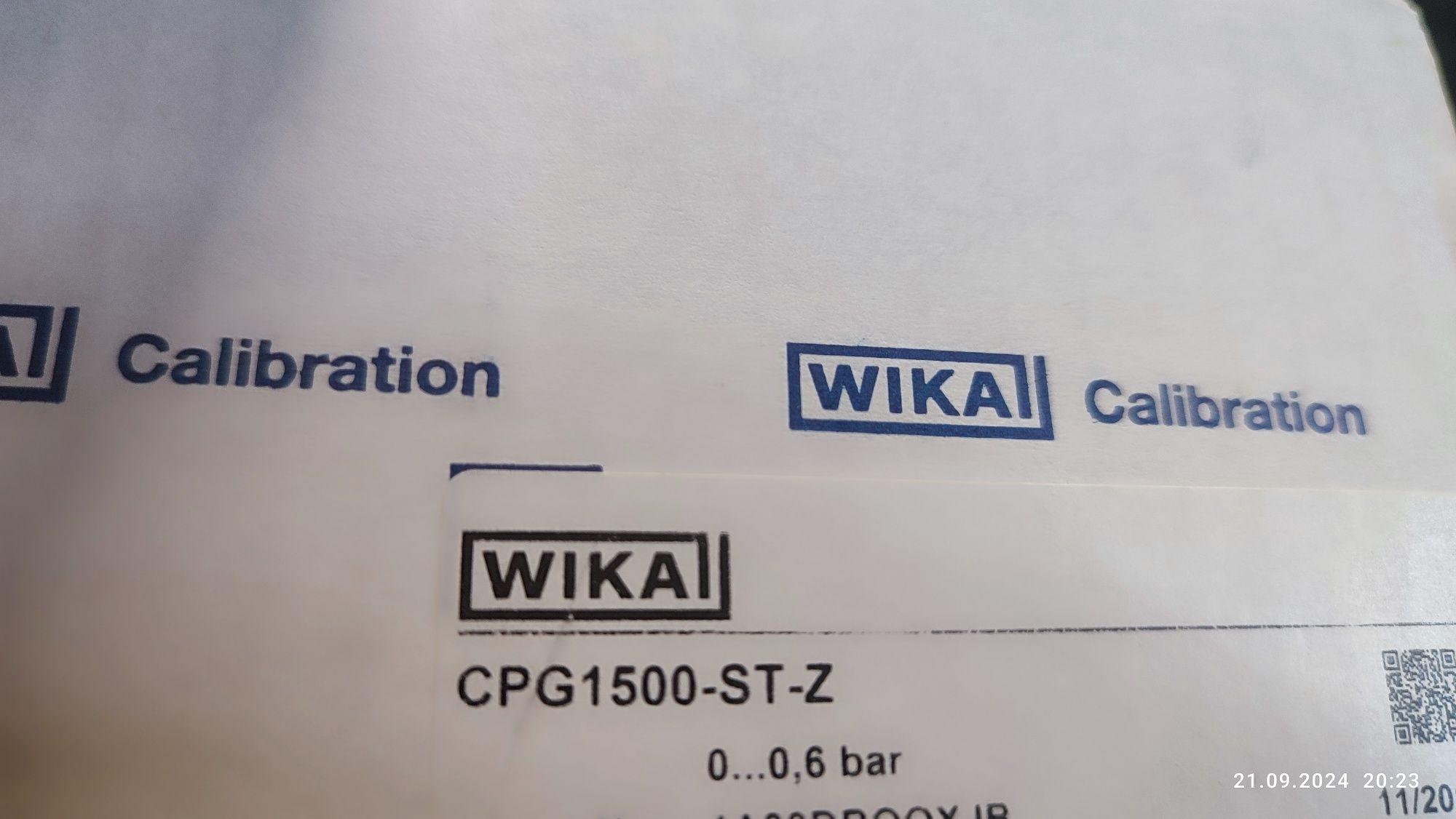 Manometr Wika CPG1500