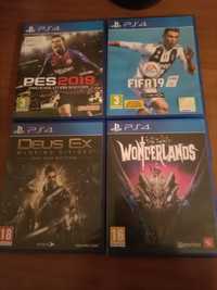 Pack de 4 jogos PlayStation 4